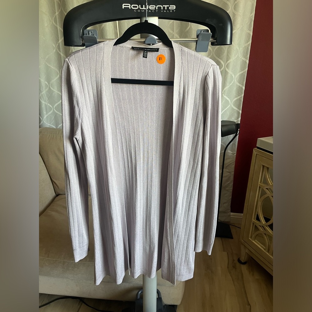 White House Black Market Women’s Ribbed Cardigan